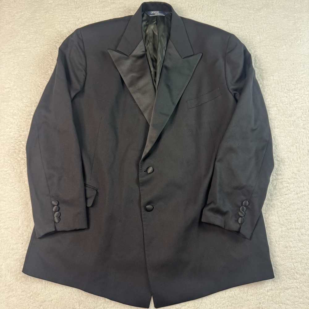 Polo by Ralph Lauren Black Tuxedo Jacket